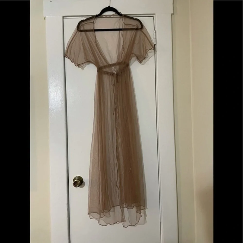 Sheer Tan beach‎ coverup one size fits most